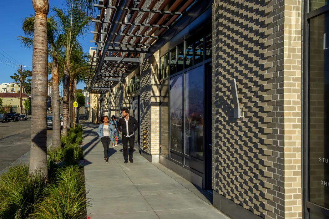 Retail spaces at Mason on Mariposa in San Francisco.