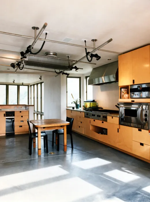 Kitchen inside of Kayo House in Oakland, California.