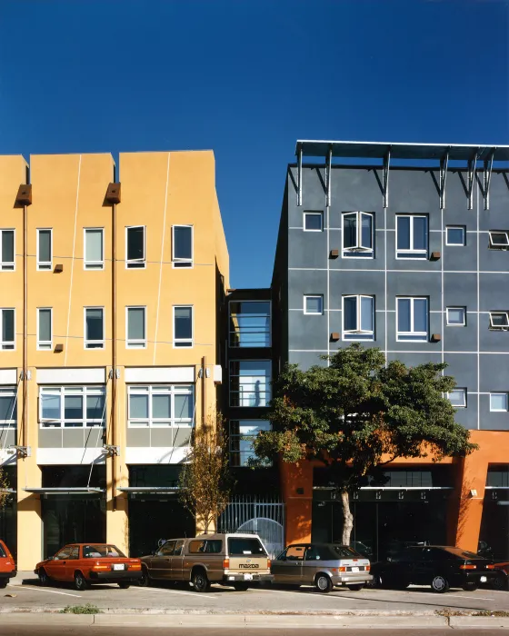 Entrance to Manville Hall in Berkeley, California on Shattuck Street.