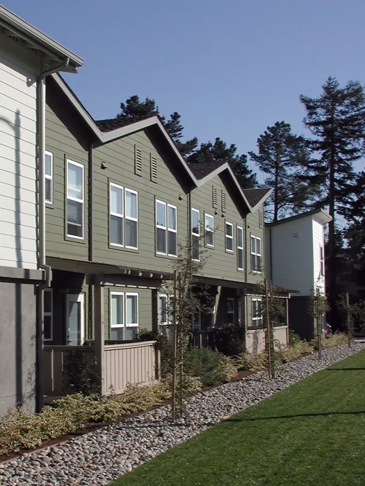 Exterior view of Stoney Pine Villa in Sunnyvale, California.