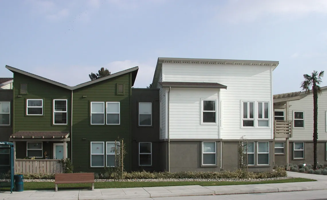 Exterior view of Stoney Pine Villa in Sunnyvale, California.