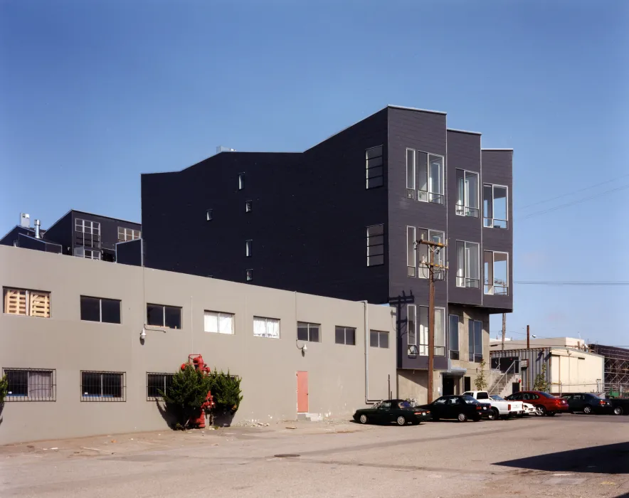 Southeastern view further down Minnesota Street at Indiana Industrial Lofts in San Francisco.