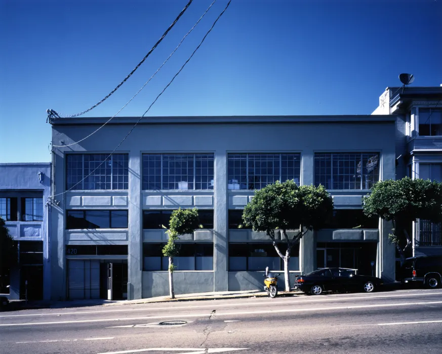 Exterior view of Frogdesign Studio in San Francisco. 