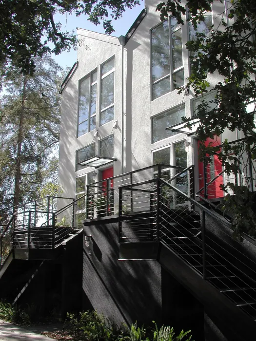 East exterior view of Iron Horse Lofts in Walnut Creek, California.