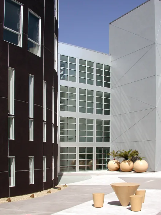 Courtyard at 8th & Howard/SOMA Studios in San Francisco, Ca.