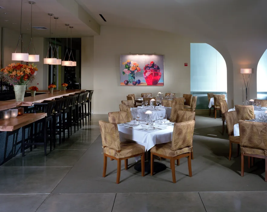 Charlie Palmer's Dry Creek restaurant at Hotel Healdsburg in Healdsburg, Ca.