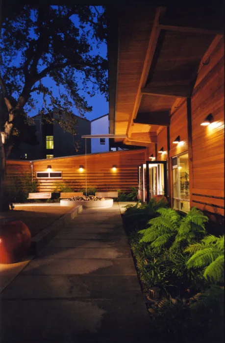 Courtyard at Northside Community Center in San Jose, California.