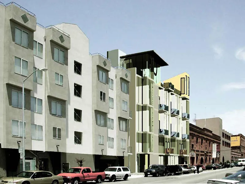 Exterior rendering of  370 Townsend Street.