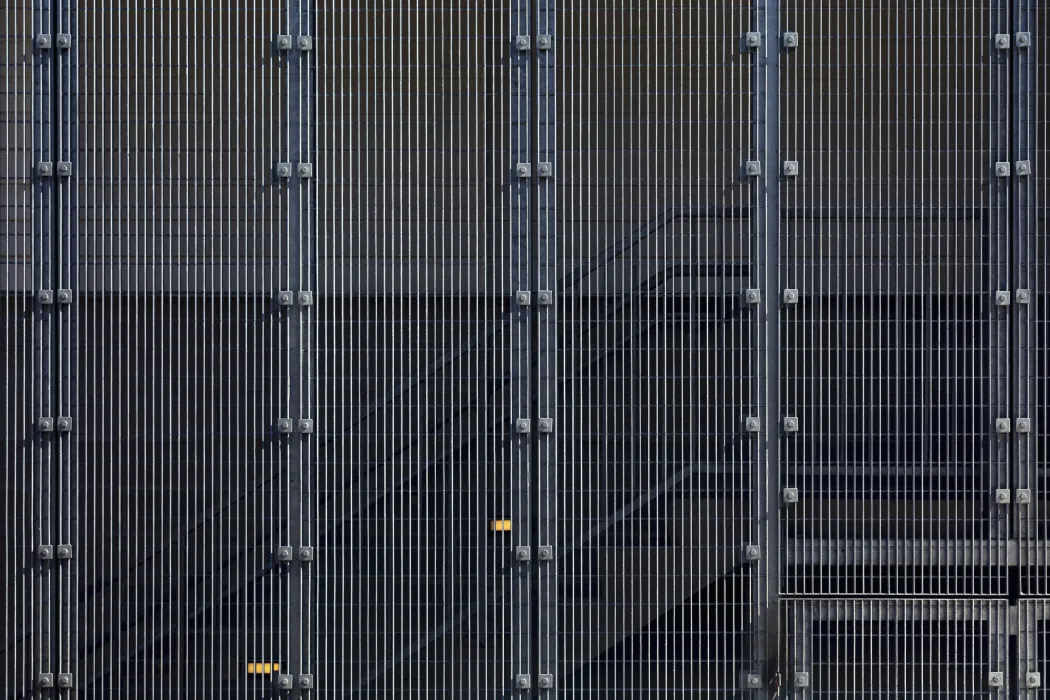 View of Facade at A2 Apartments in Baltimore, Maryland.