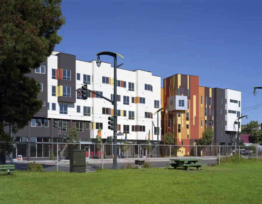 Exterior view of Armstrong Place Senior in San Francisco.