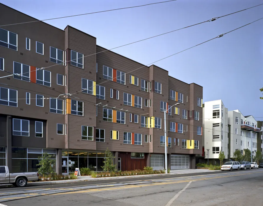 Elevation exterior at Armstrong Place Senior in San Francisco.