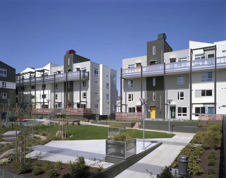 Courtyard in Armstrong Place in San Francisco.