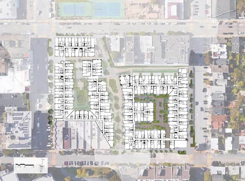 Typical residential floor plan for Mason on Mariposa in San Francisco.