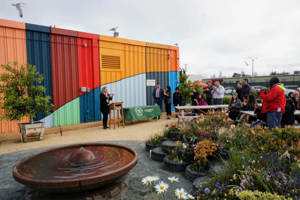 Grand opening of Gather Garden in San Francisco.