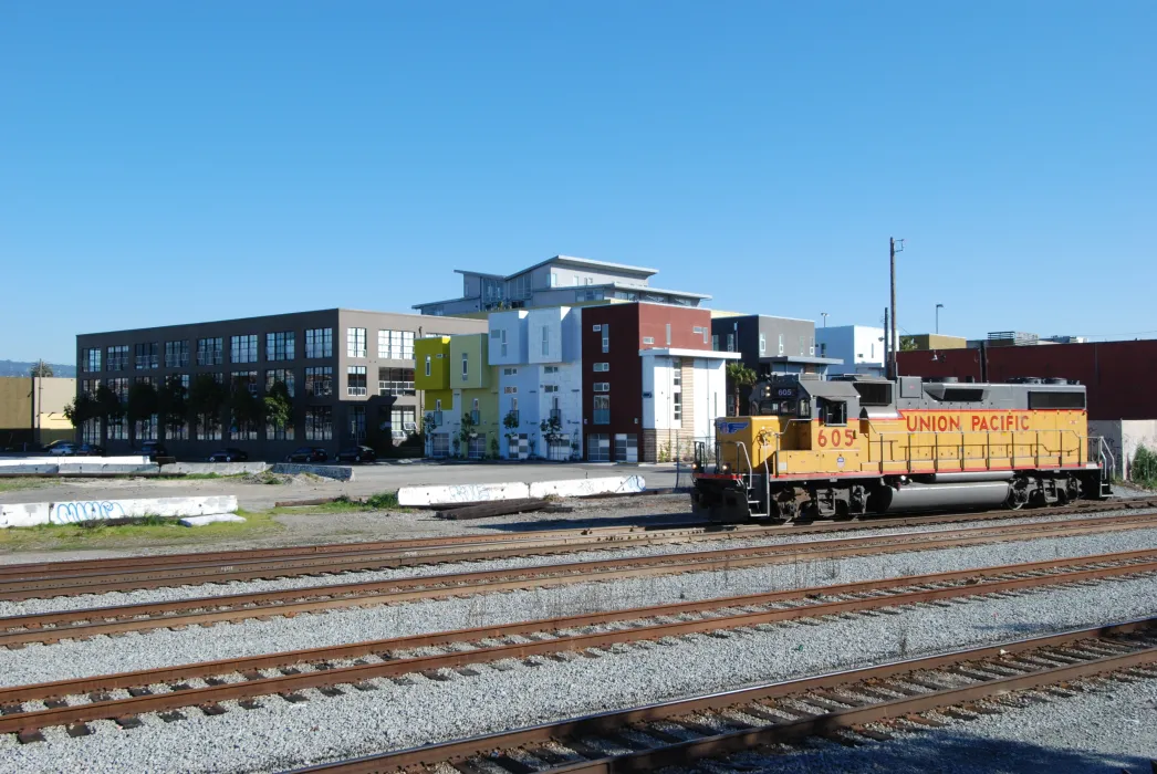 Exterior view of Blue Star Corner in Emeryville, Ca.