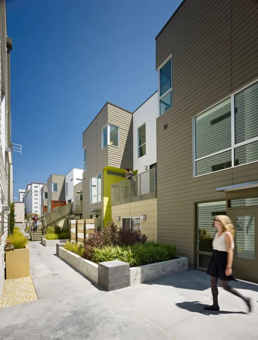 Courtyard at Fillmore Park in San Francisco.