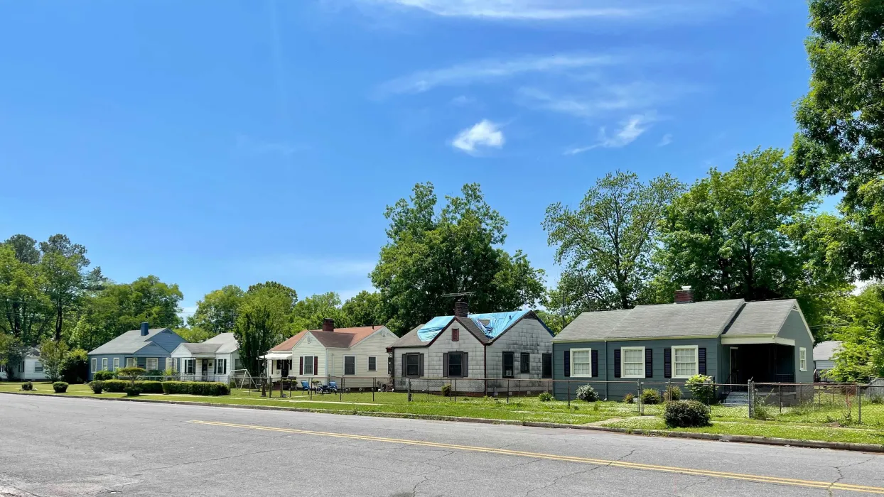 Existing area for the future site of Ensley Mixed-Use Neighborhood in Birmingham, Alabama.