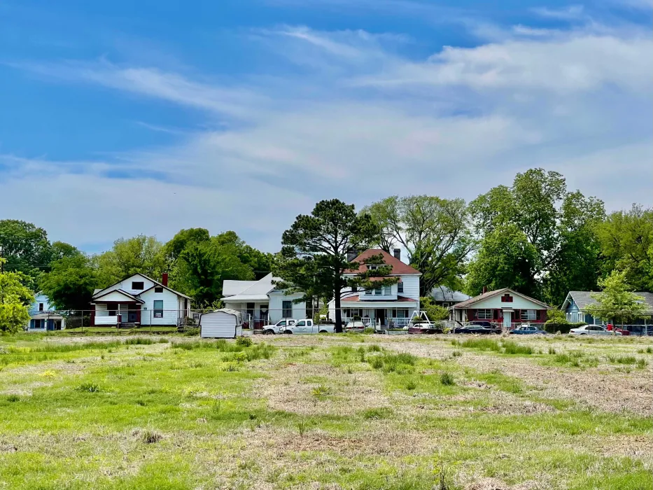 Existing area for the future site of Ensley Mixed-Use Neighborhood in Birmingham, Alabama.