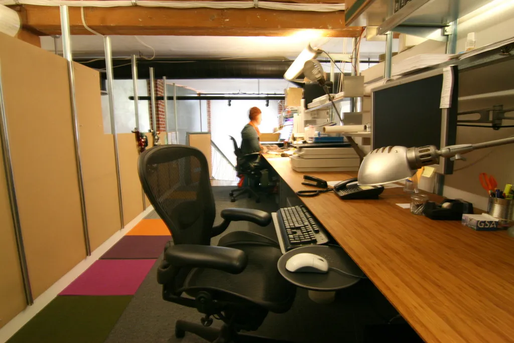 Mezzanine inside David Baker Architects Office in San Francisco.