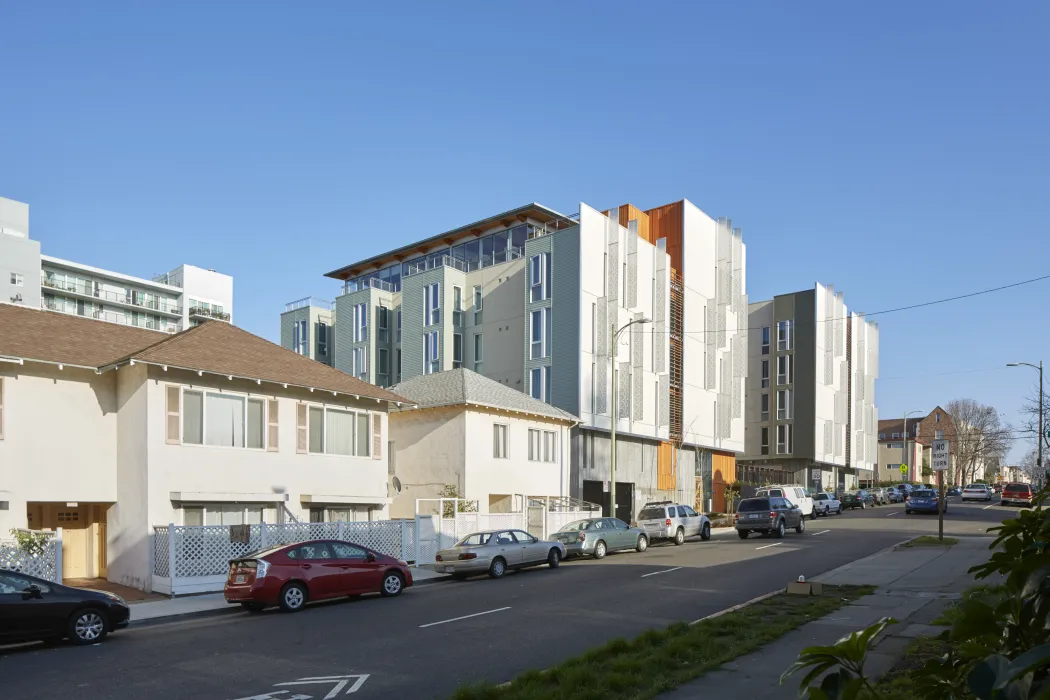 Street view of Lakeside Senior Housing in Oakland, Ca.