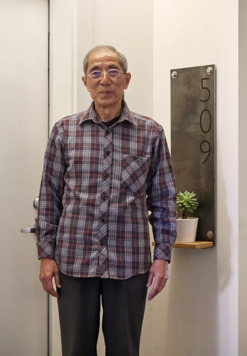 Resident at Lakeside Senior Housing in Oakland, Ca