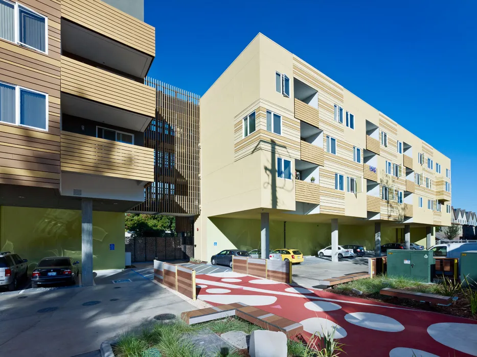 Exterior view of La Valentina Station in Sacramento, Ca.