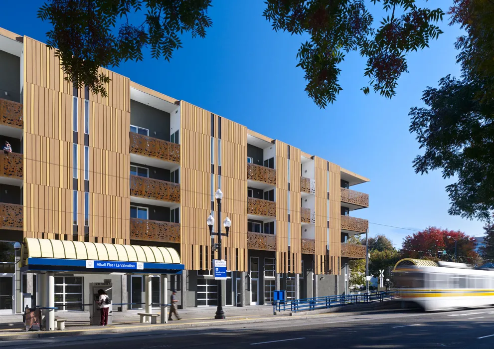 Exterior view of La Valentina Station in Sacramento, Ca.