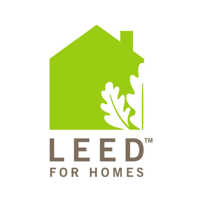 Leed for Homes certified logo.