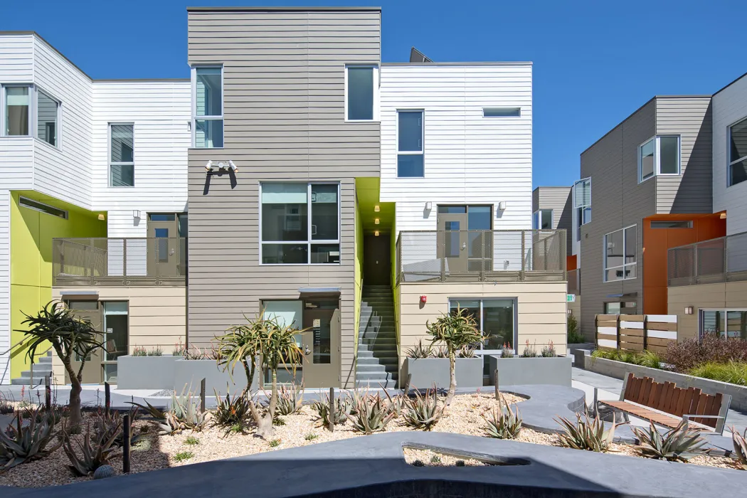 Courtyard at Fillmore Park in San Francisco.