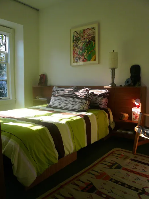 Bedroom inside Shotwell Design Lab in San Francisco.