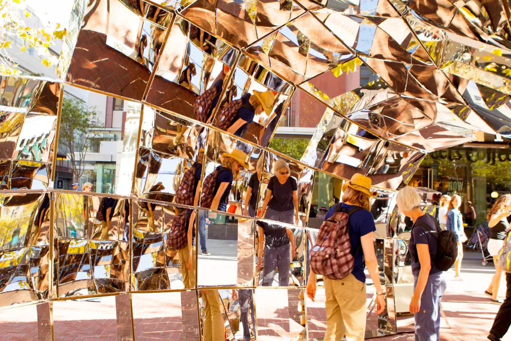 DBA's installation, PeepSHOW 2.0, for the Market Street Prototyping Festival in San Francisco.