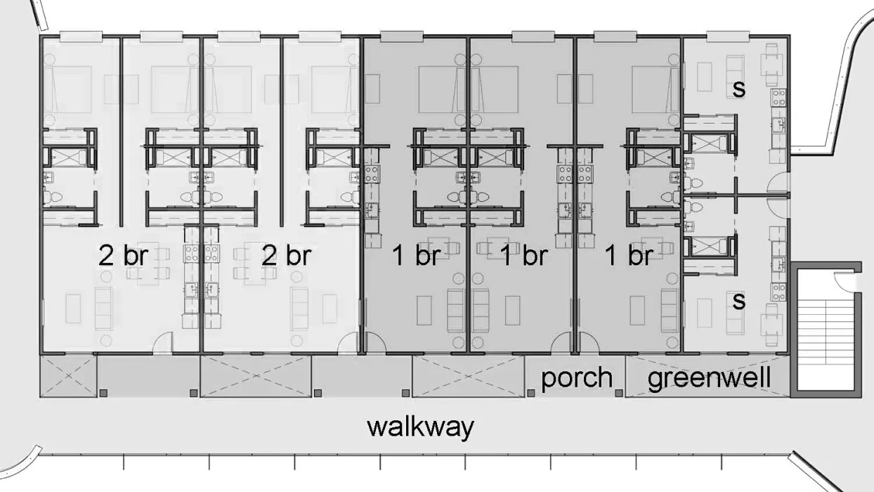 Site plan for Baby Boomerang in Seattle, Washington.