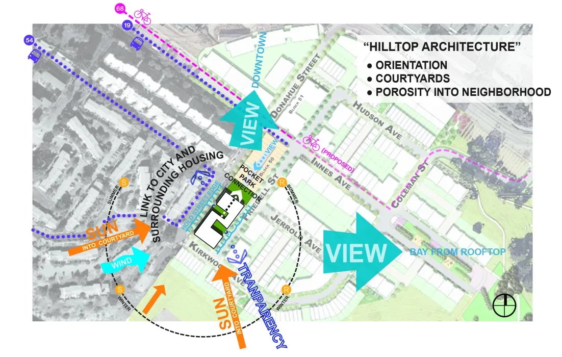 Map of Pacific Pointe Apartments in San Francisco, CA.