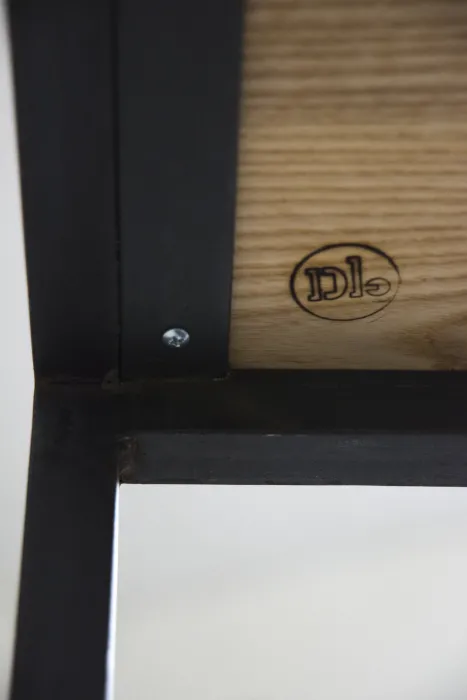 Underneath of Summit Table with the DBA logo stamp.