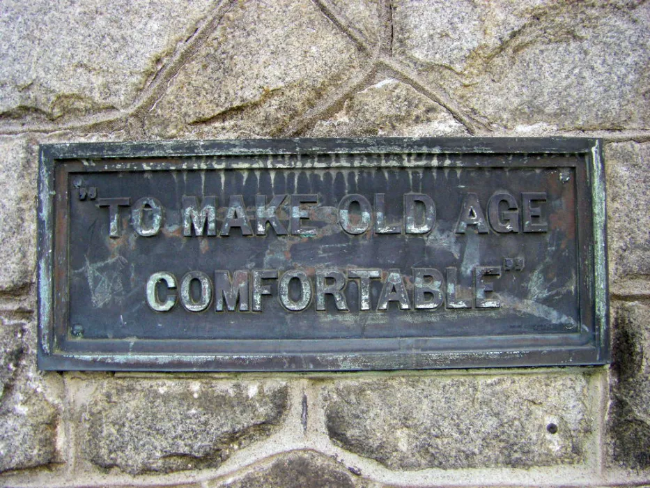 Plaque at Williams Terrace in Charleston, SC.