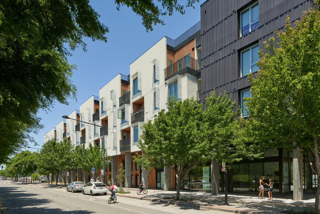 Retail units at Union Flats in Union City, Ca.