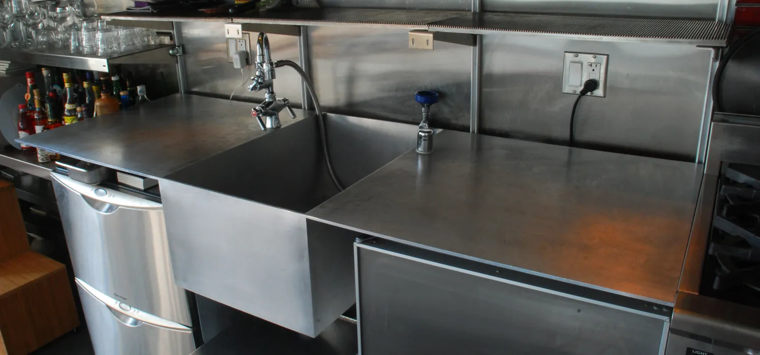 Kitchen sink at Shotwell Design Lab in San Francisco.