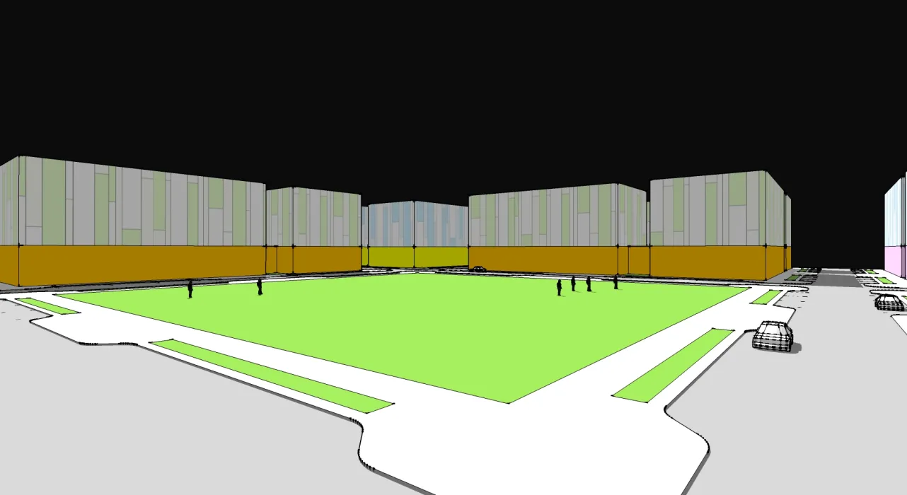 The bland park rendering alternative of humanCITY.