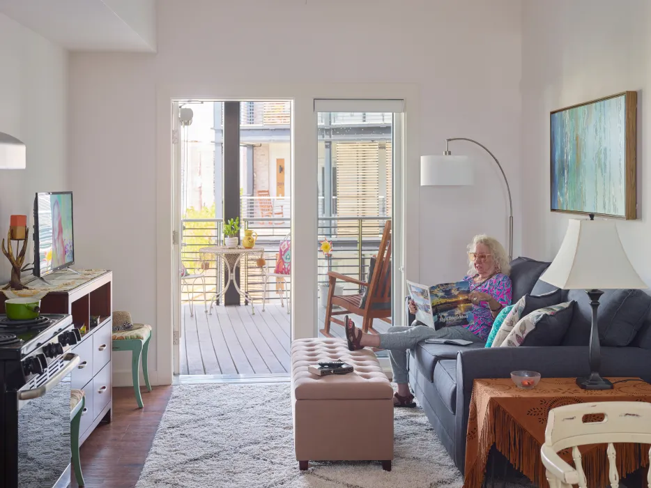 Interior view of Williams Terrace in Charleston, SC.