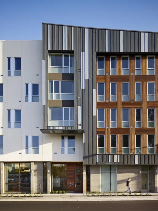 Residential entry to Richardson Apartments in San Francisco.