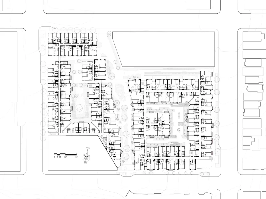 Typical floor plan for Mason on Mariposa in San Francisco.