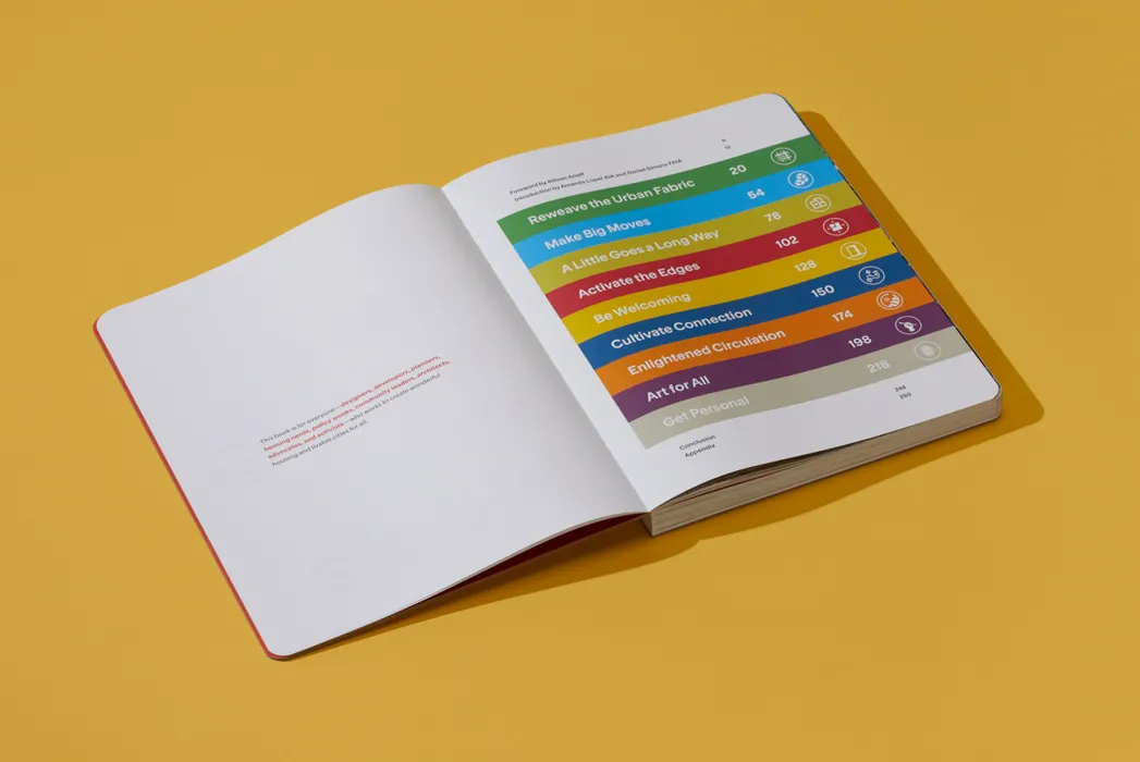 9 Ways book open to a two-page spread showing the table of contents