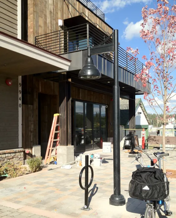 Exterior of Truckee Prototype Mixed-Use Townhouse in Truckee, California.