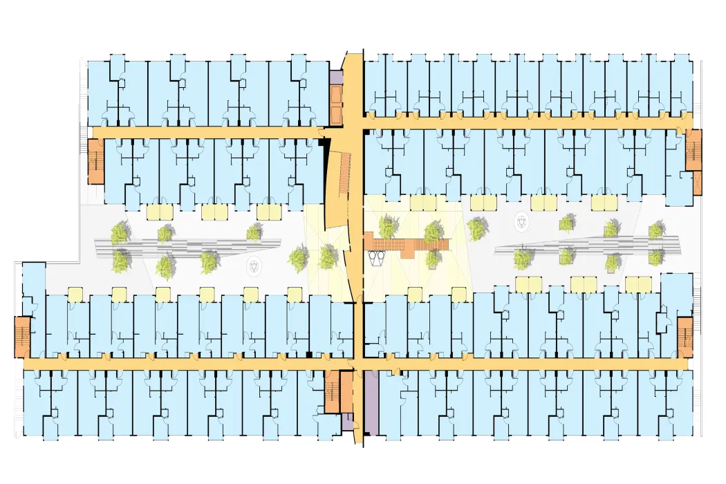 Residential floor plan for SOMA Residences in San Francisco.