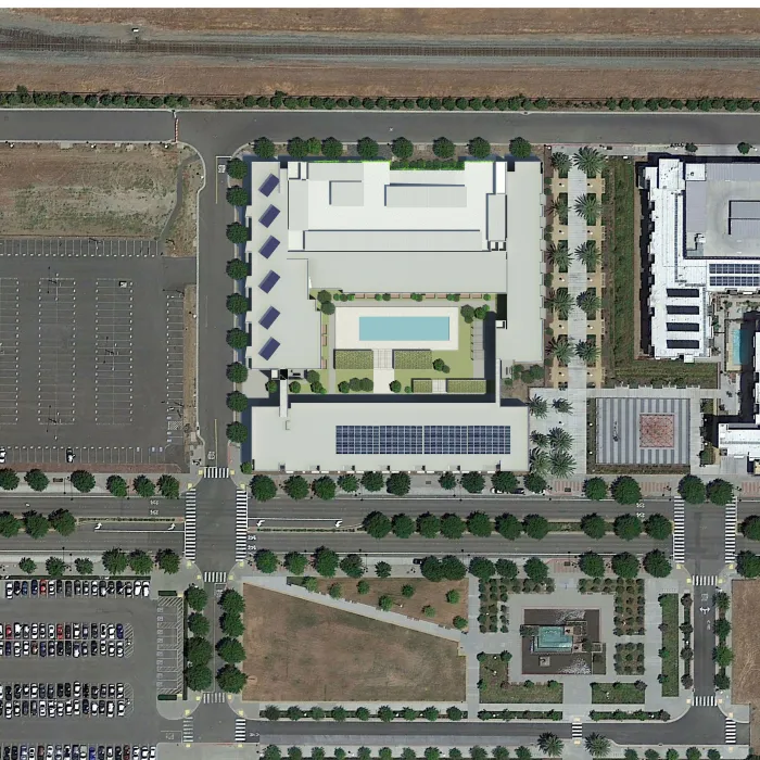 Top view site plan for Union Flats in Union City, Ca.