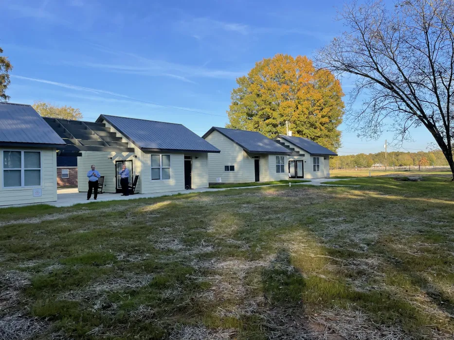 Exterior view of Union Village in Talladega, Alabama.