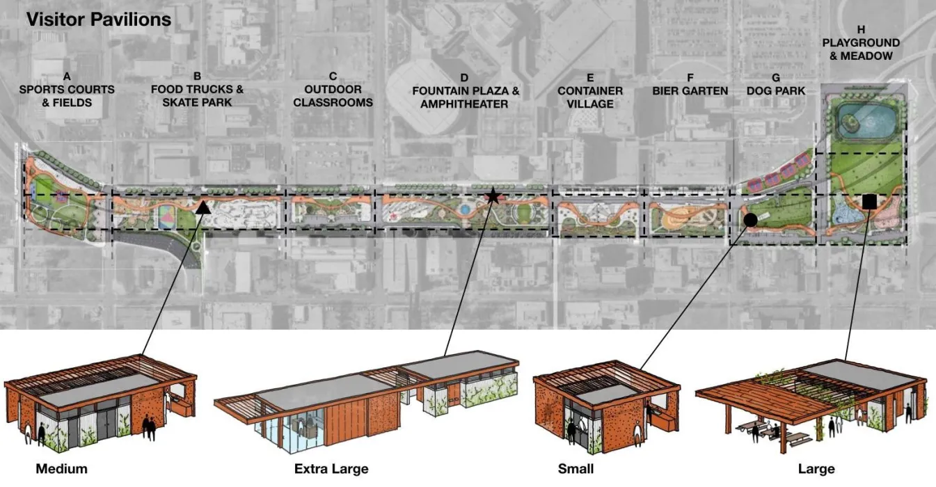 Site plan for City Walk BHAM in Birmingham, Alabama.