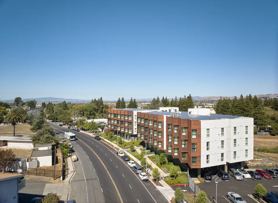Aerial view of Blue Oak Landing in Vallejo, California.