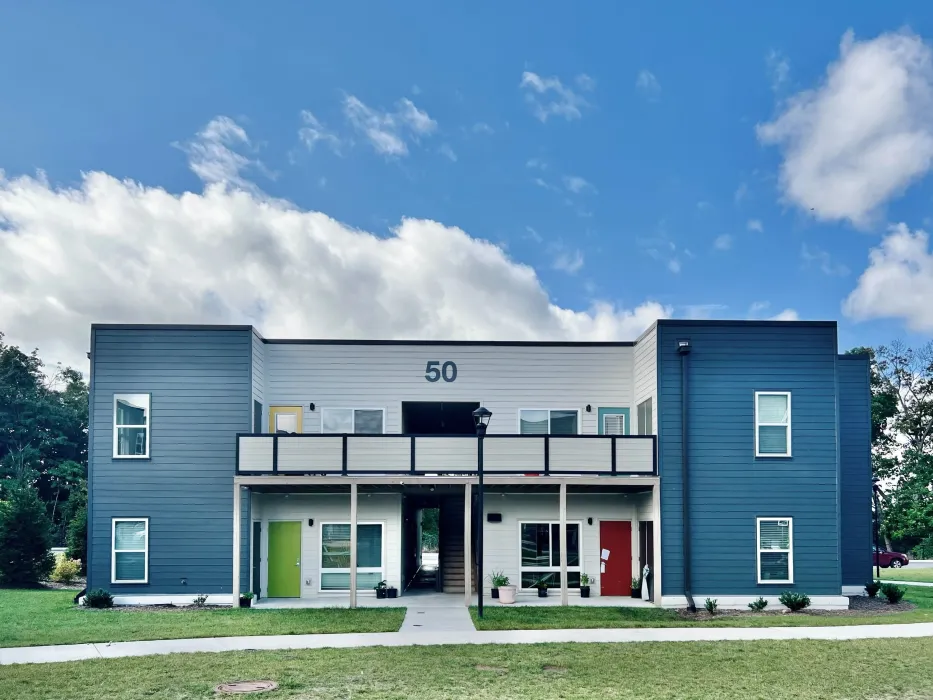 Exterior view of Maple Crest at Lee Walker Heights.