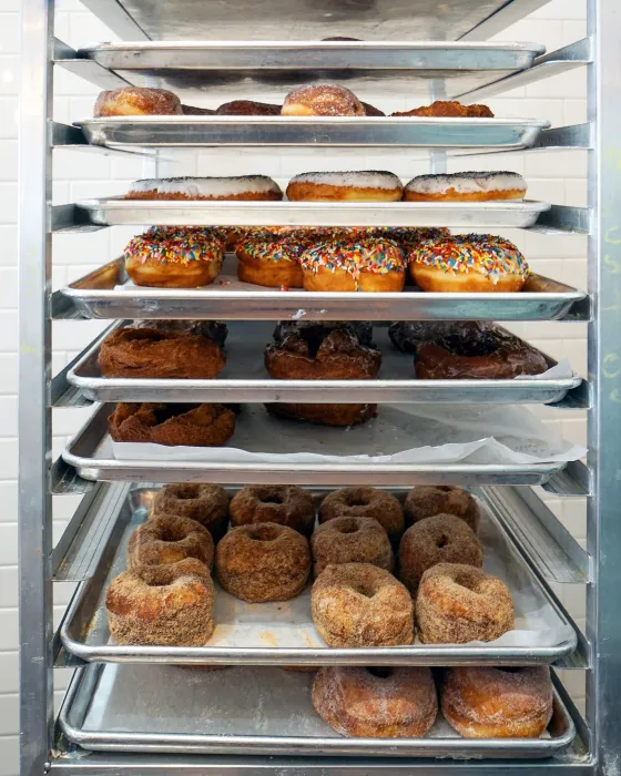 Donuts from Johnny Doughnuts.